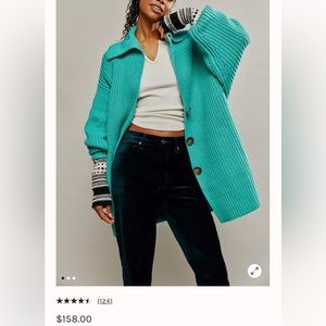 Free People, Swim Too Deep Cardi, NWT!